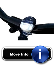 Zammys Gear Multi Function Head and Tail Bicycle Led Flash Lights can clip to Front and Tail of your Bike For